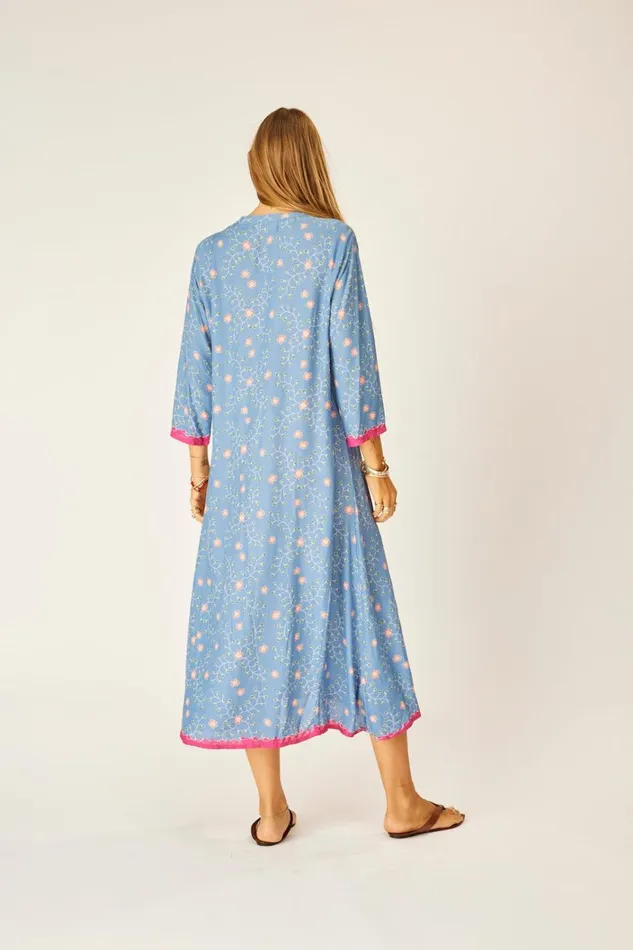 Women Natalie Martin Dresses Isobel Dress Pinwheel Denim
