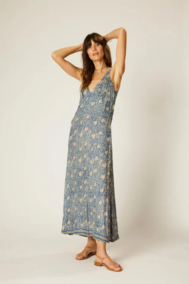 Women Natalie Martin Dresses Jackie Dress Water Lily Blue Women Natalie Martin Dresses Jackie Dress Water Lily Blue