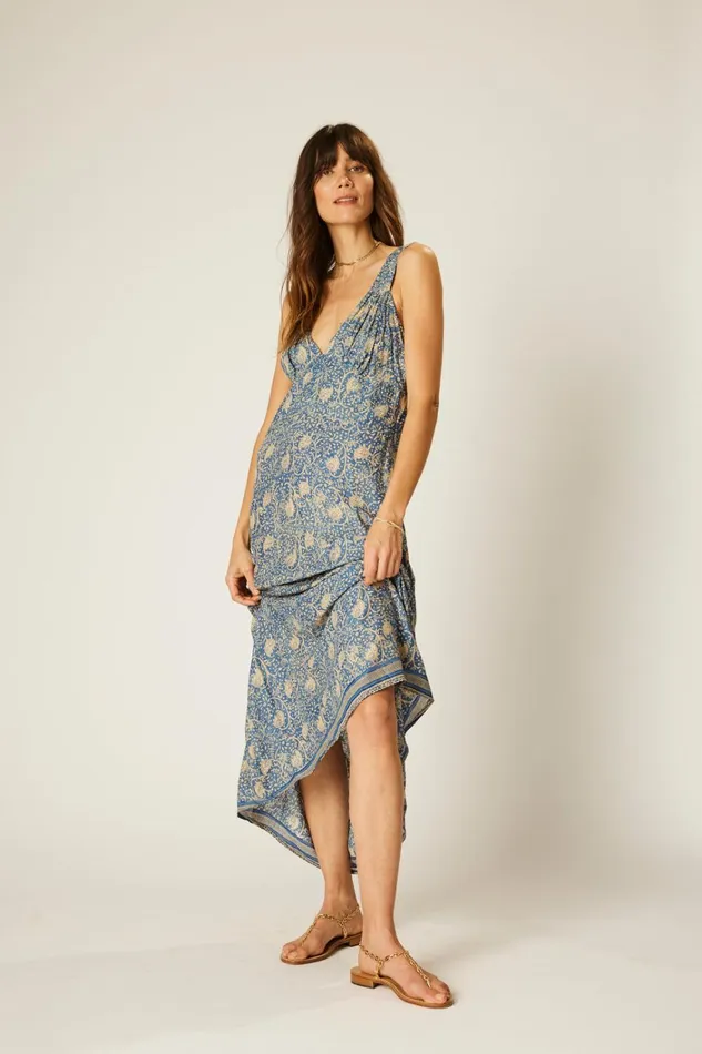 Women Natalie Martin Dresses Jackie Dress Water Lily Blue Women Natalie Martin Dresses Jackie Dress Water Lily Blue