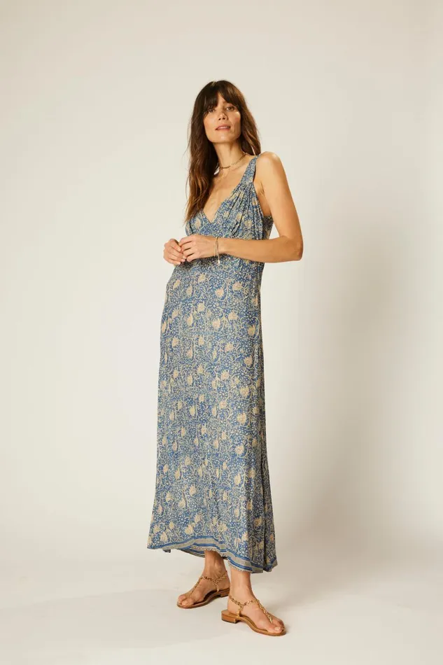 Women Natalie Martin Dresses Jackie Dress Water Lily Blue Women Natalie Martin Dresses Jackie Dress Water Lily Blue