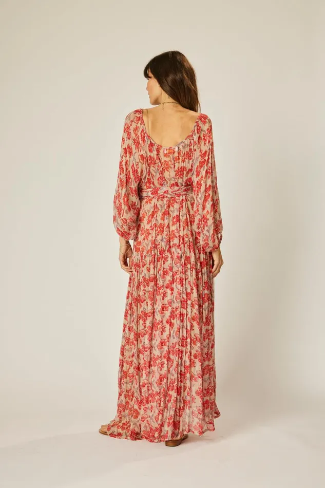 Women Natalie Martin Dresses Lainey Dress Chiffon Watercolor Dove