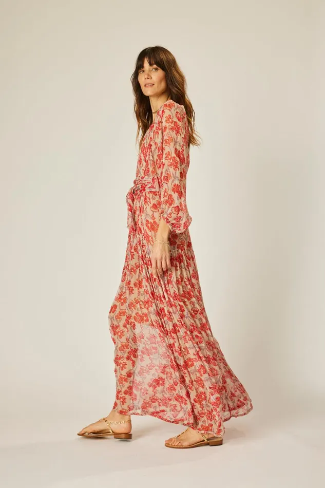 Women Natalie Martin Dresses Lainey Dress Chiffon Watercolor Dove