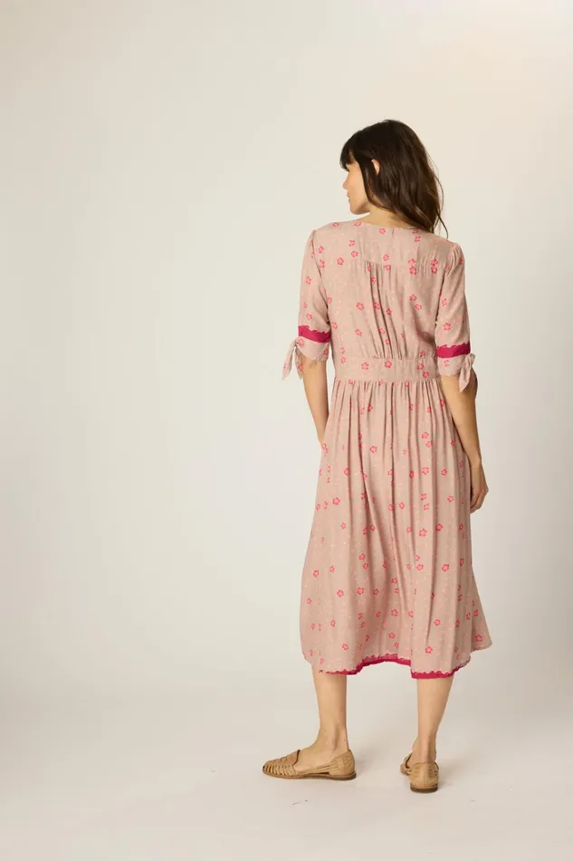 Women Natalie Martin Dresses Layla Dress Pinwheel Mink