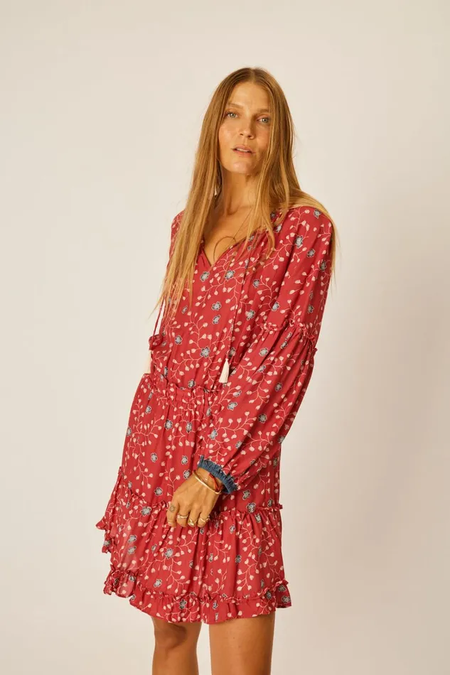Women Natalie Martin Dresses Maggie Dress Pinwheel Barn Red