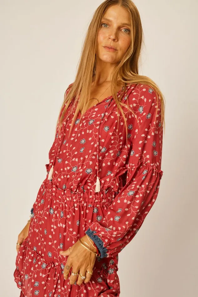 Women Natalie Martin Dresses Maggie Dress Pinwheel Barn Red