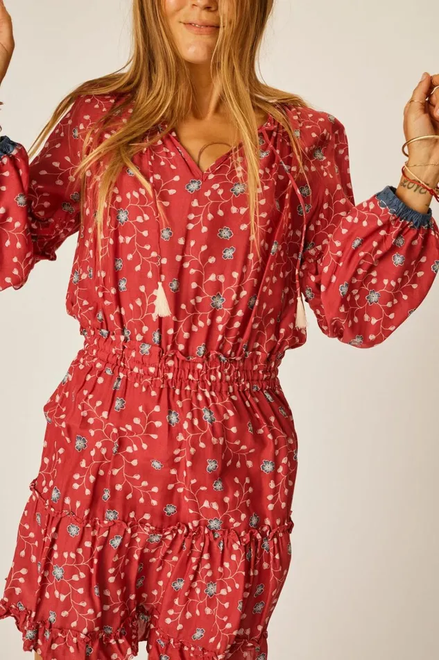 Women Natalie Martin Dresses Maggie Dress Pinwheel Barn Red
