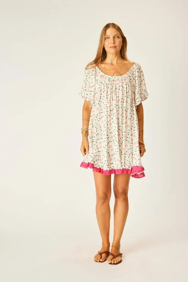 Women Natalie Martin Dresses Marina Dress Pinwheel Cotton