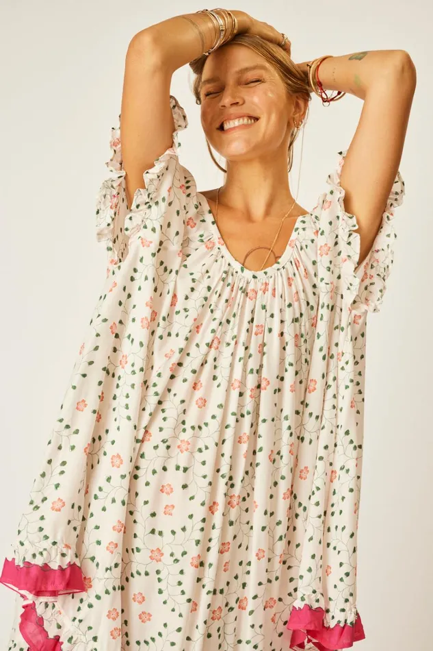 Women Natalie Martin Dresses Marina Dress Pinwheel Cotton