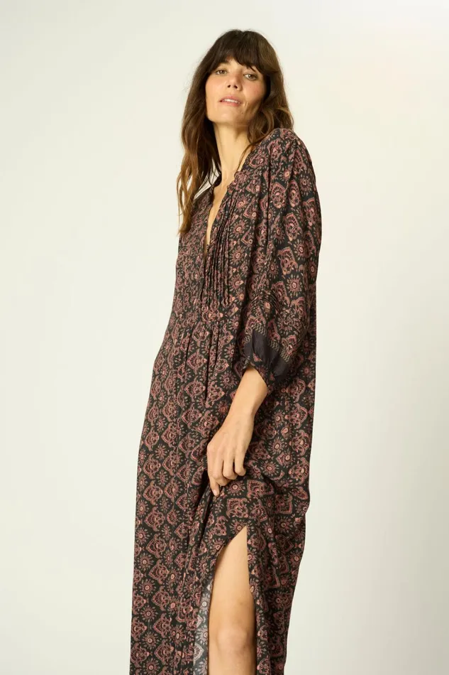 Women Natalie Martin Dresses Sammie Maxi Fleurdelis Black