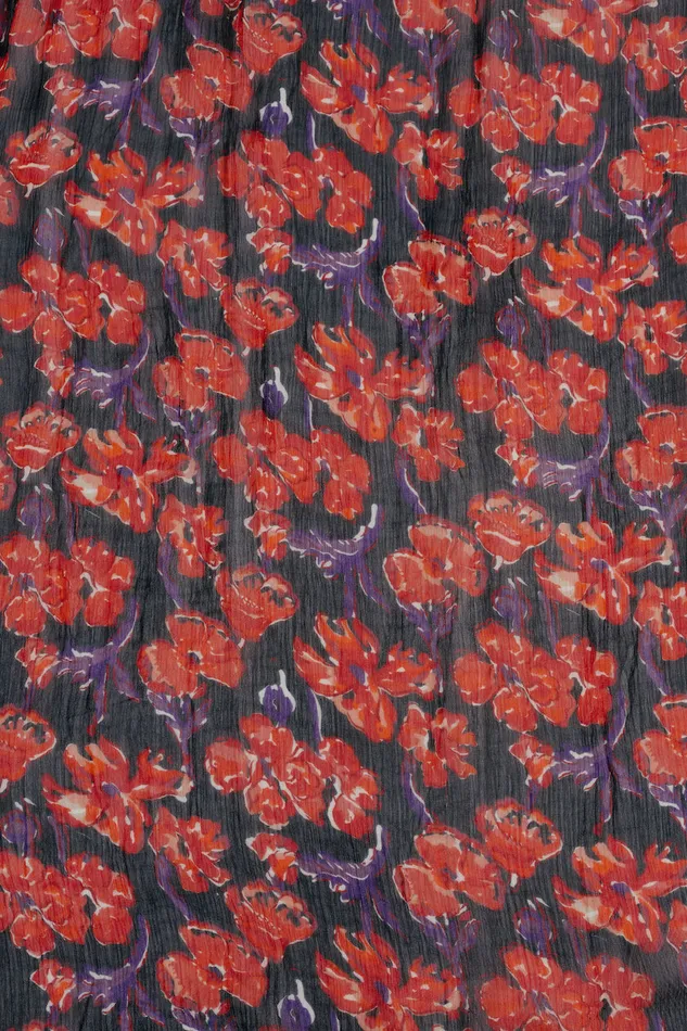 Women Natalie Martin Dresses Tiffany Dress Chiffon Watercolor Onyx
