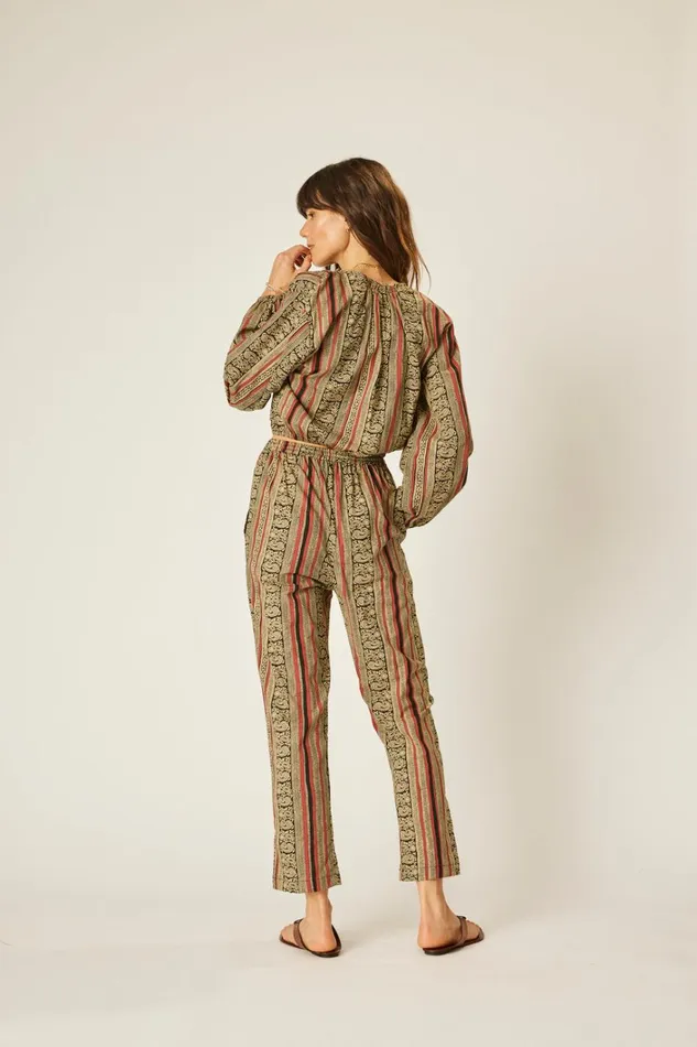 Women Natalie Martin Tops Amelia Top Paisley Stripe Black Women Natalie Martin Tops Amelia Top Paisley Stripe Black