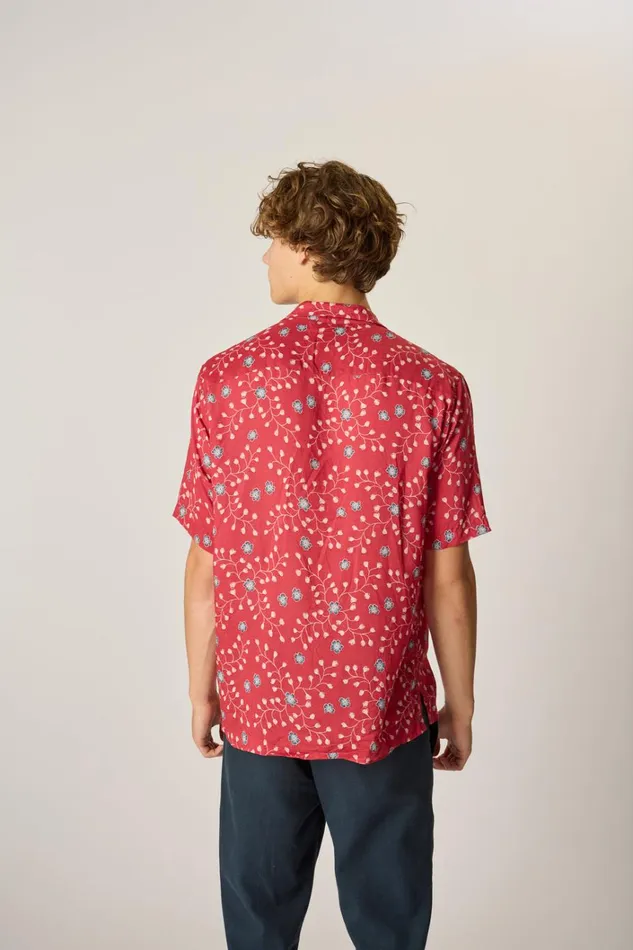 Women Natalie Martin Tops Kevin Shirt Unisex Pinwheel Barn Red
