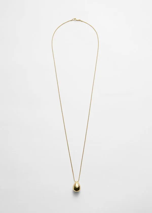 Women Necklaces and Other Stories Long DropPendant Necklace Gold
