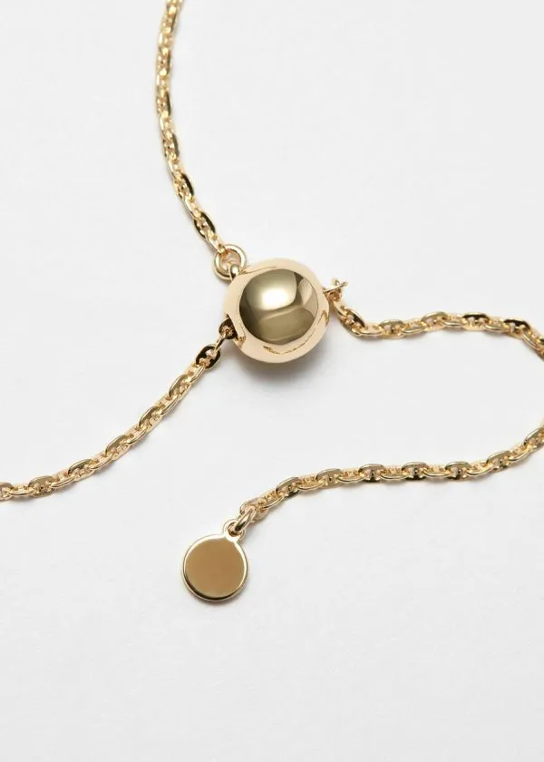 Women Necklaces and Other Stories Minimalist Lariat Necklace Gold
