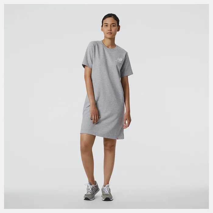 Women New Balance NB Essentials Dress ATHLETIC GREY Skirts and Dresses