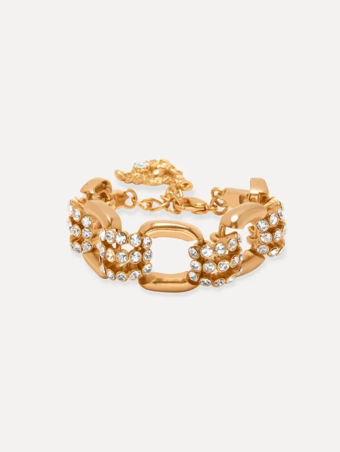 Women Oscar De La Renta Bracelets Pav Link Bracelet Crystal