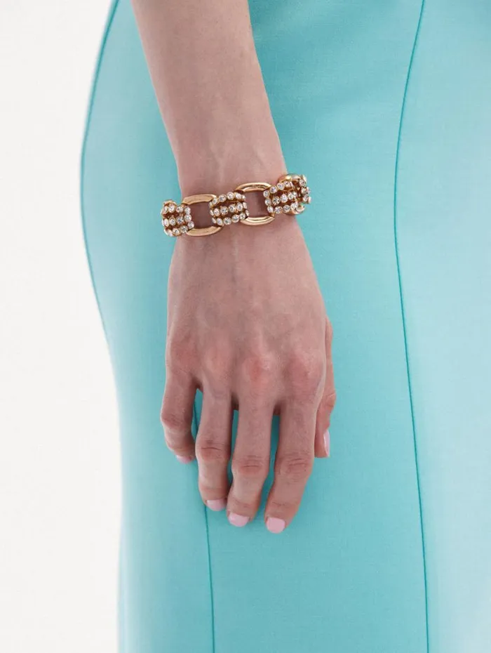 Women Oscar De La Renta Bracelets Pav Link Bracelet Crystal Women Oscar De La Renta Bracelets Pav Link Bracelet Crystal