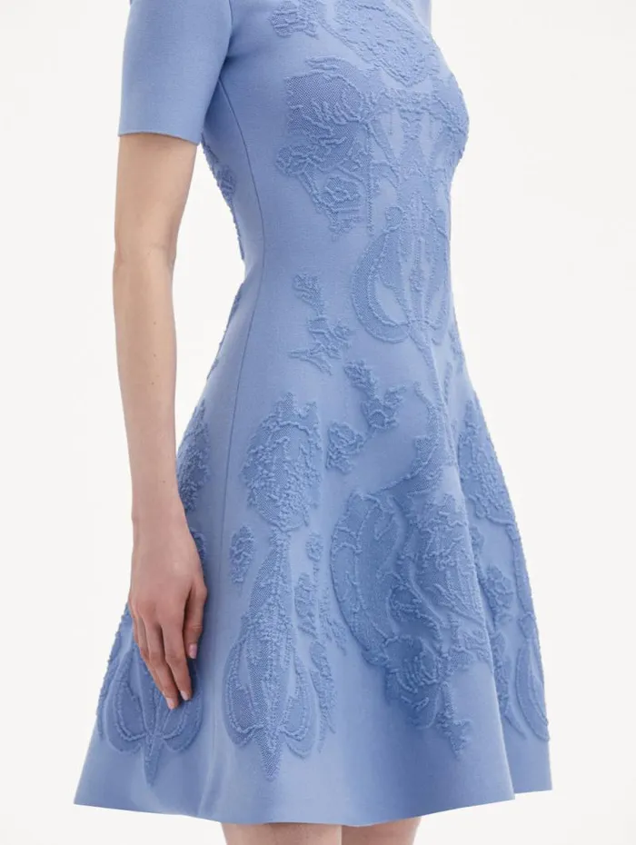Women Oscar De La Renta Dresses Art Nouveau Knit Dress Aventurine Women Oscar De La Renta Dresses Art Nouveau Knit Dress Aventurine