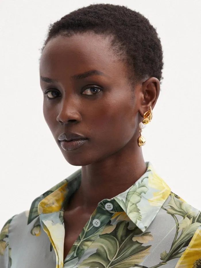 Women Oscar De La Renta Earrings Abstract Leaf Pearl Drop Earrings Gold Women Oscar De La Renta Earrings Abstract Leaf Pearl Drop Earrings Gold
