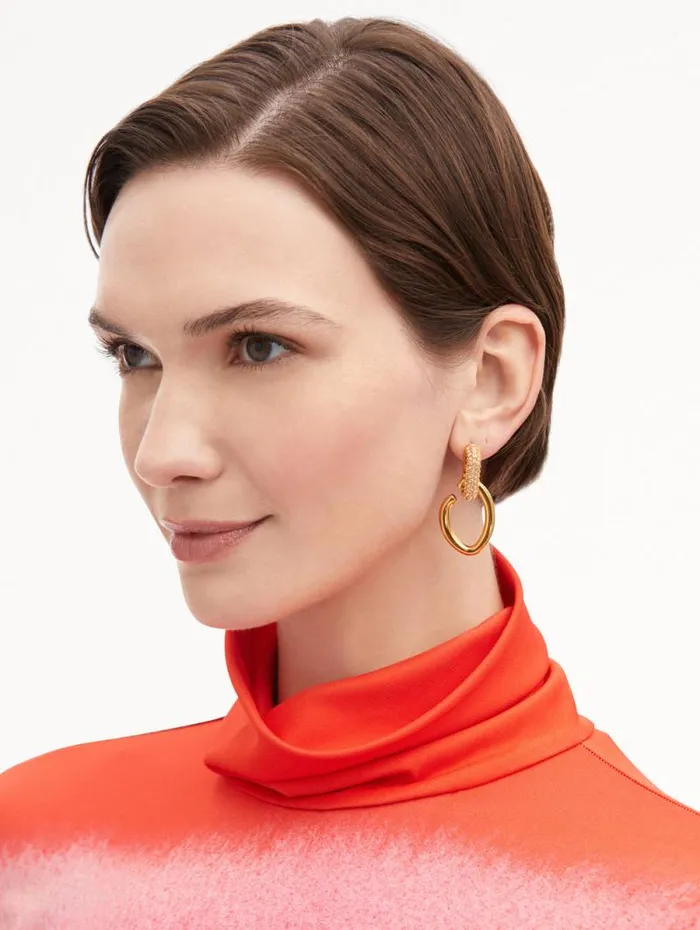 Women Oscar De La Renta Earrings Pav O Drop Earrings Rose Women Oscar De La Renta Earrings Pav O Drop Earrings Rose