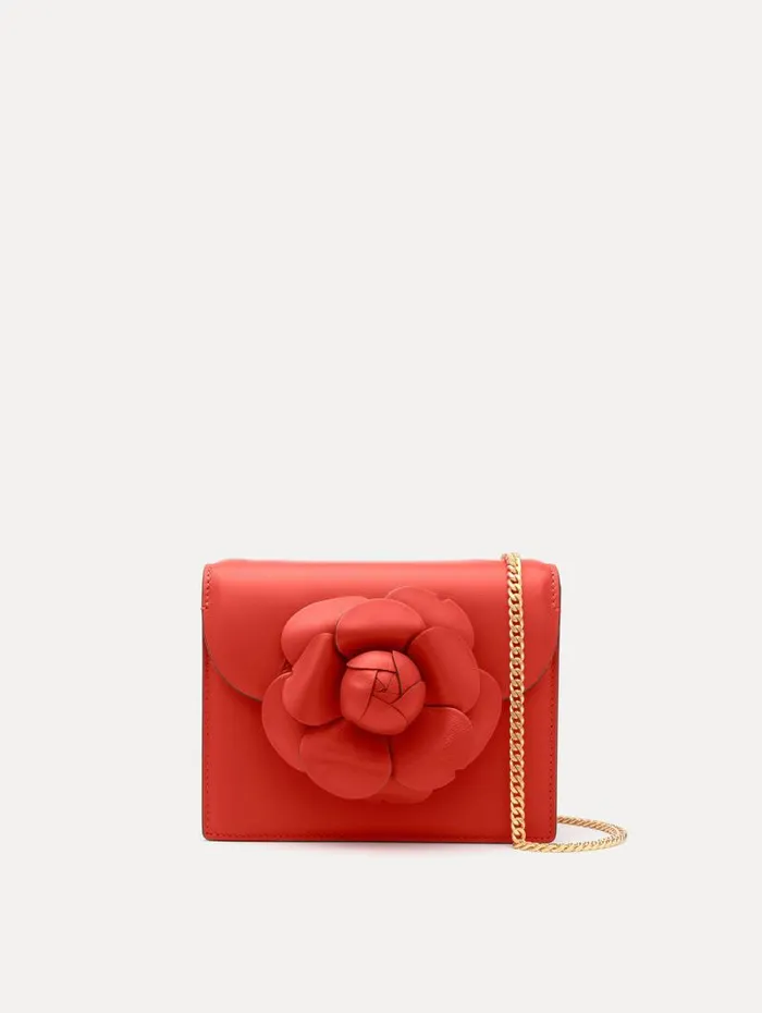 Women Oscar De La Renta Handbags Mini TRO Bag Cinnamon