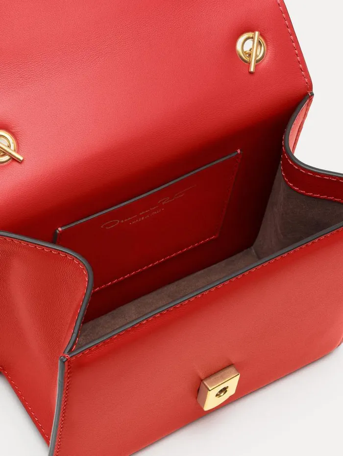 Women Oscar De La Renta Handbags Mini TRO Bag Cinnamon Women Oscar De La Renta Handbags Mini TRO Bag Cinnamon