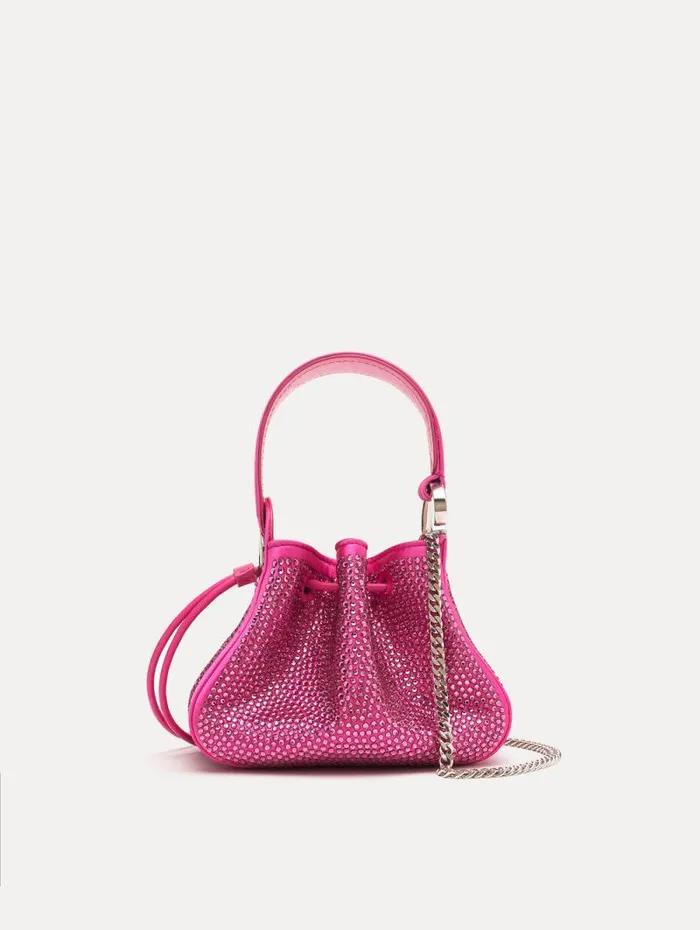Women Oscar De La Renta Handbags Pav Crystal Nano O Handle Bag Peony Women Oscar De La Renta Handbags Pav Crystal Nano O Handle Bag Peony
