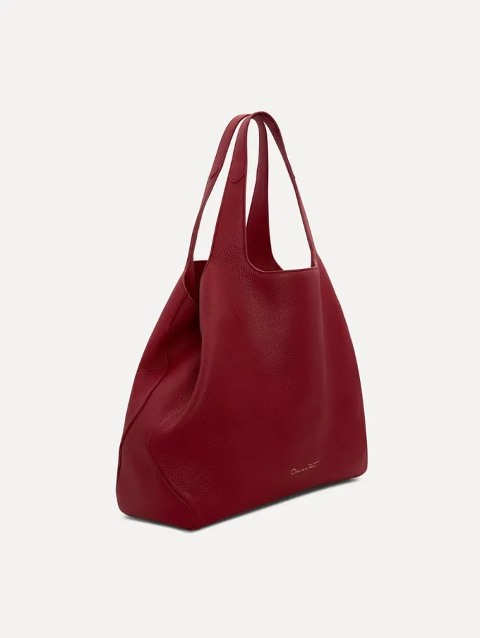 Women Oscar De La Renta Handbags The Topaz Scarlet
