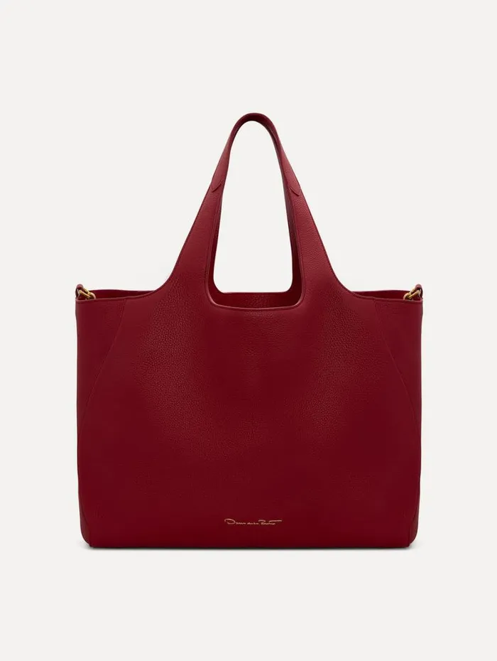 Women Oscar De La Renta Handbags The Topaz Scarlet Women Oscar De La Renta Handbags The Topaz Scarlet