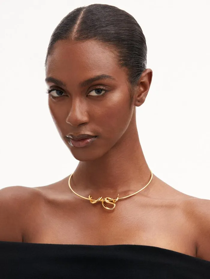 Women Oscar De La Renta Necklaces Snake Necklace Gold Women Oscar De La Renta Necklaces Snake Necklace Gold