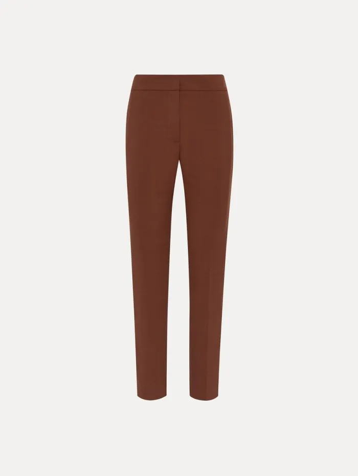 Women Oscar De La Renta Pants and Skirts ZipFront Skinny Pant Cocoa