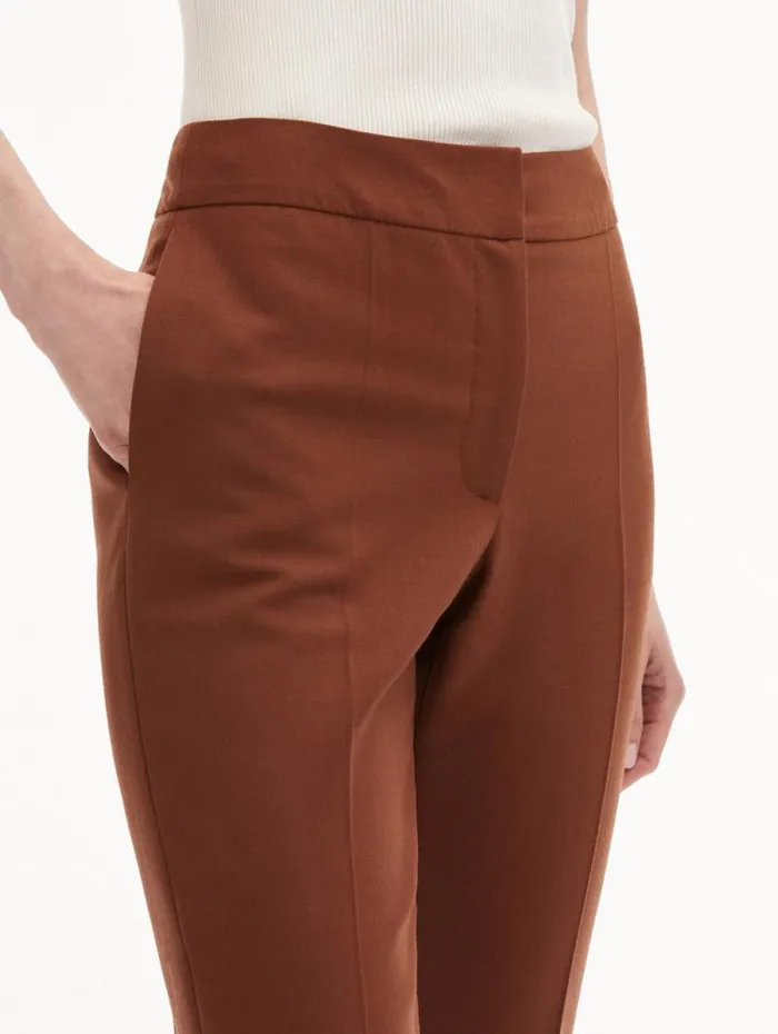 Women Oscar De La Renta Pants and Skirts ZipFront Skinny Pant Cocoa