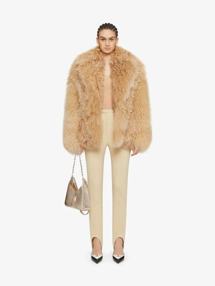 Women Pants and Shorts Givenchy Stirrup Pants In Twill Golden Sand