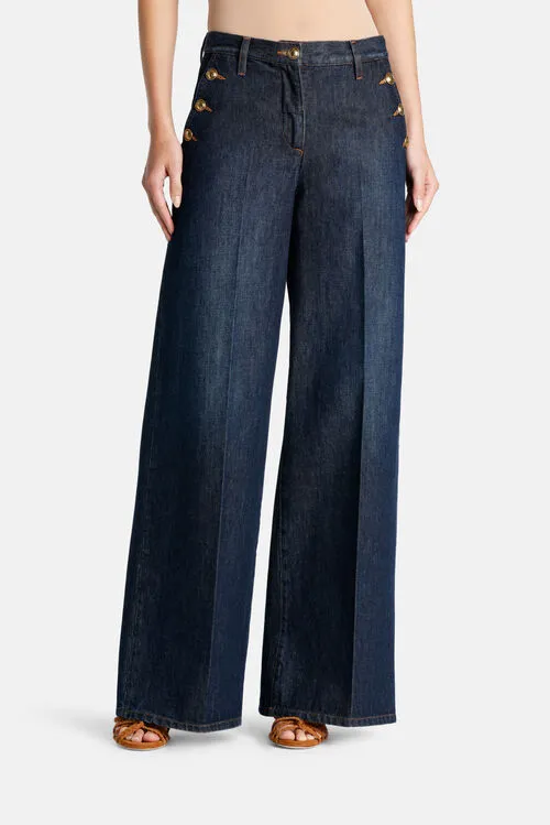 Women Pants Luisa Spagnoli Aceto Aceto Blue