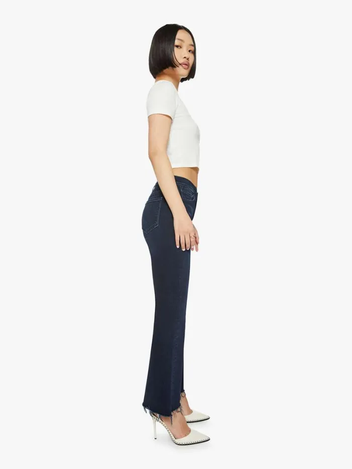 Women Petites Mother Denim Petites The Lil039 Weekender Fray Wash Chip On My Shoulder