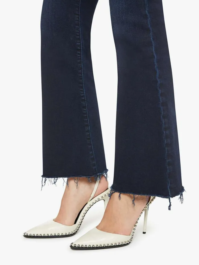 Women Petites Mother Denim Petites The Lil039 Weekender Fray Wash Chip On My Shoulder