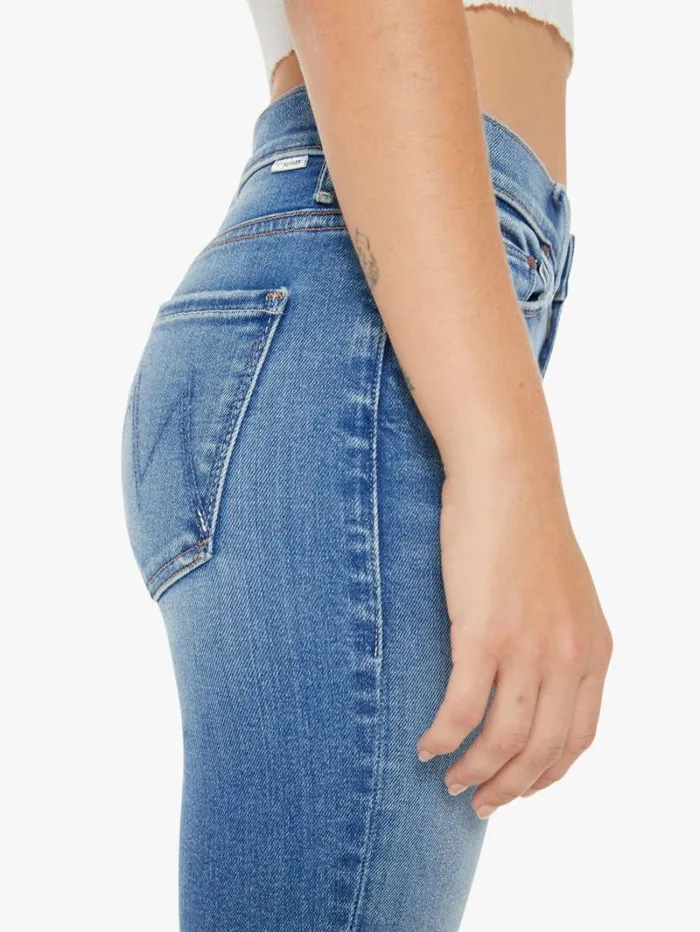 Women Petites Mother Denim Petites The Lil039 Weekender Wash Layover