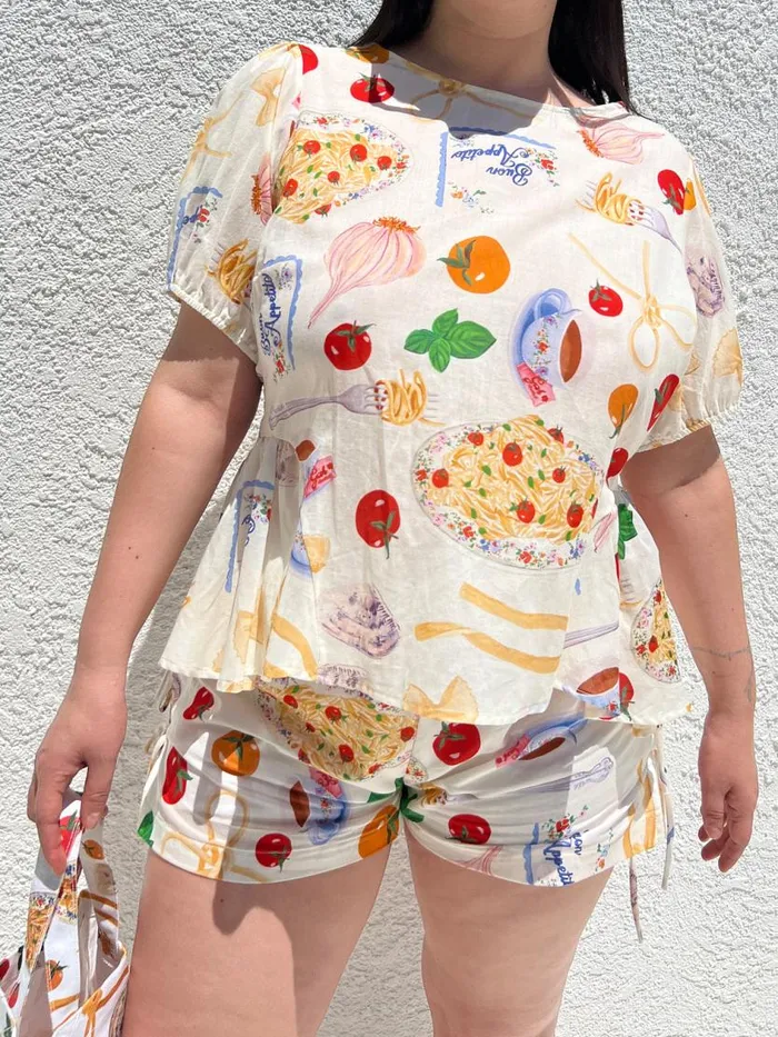 Women Petra Blouse Buon Appetito Ivory Lisa Says Gah Blouses
