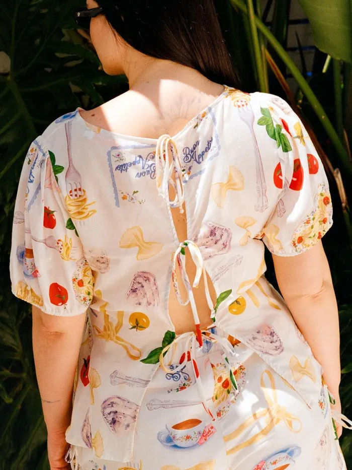 Women Petra Blouse Buon Appetito Ivory Lisa Says Gah Blouses