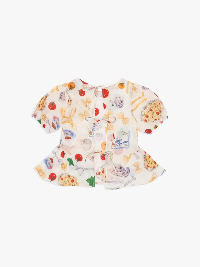 Women Petra Blouse Buon Appetito Ivory Lisa Says Gah Blouses