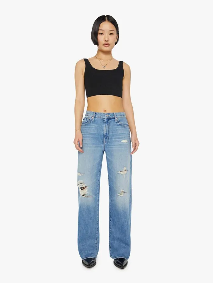Women Relaxed Mother Denim Petites The Lil039 Dodger Sneak Wash Tomorrow Always Knows Women Relaxed Mother Denim Petites The Lil039 Dodger Sneak Wash Tomorrow Always Knows