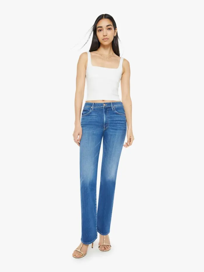 Women Relaxed Mother Denim The Kick It Wash Grasping At Straws