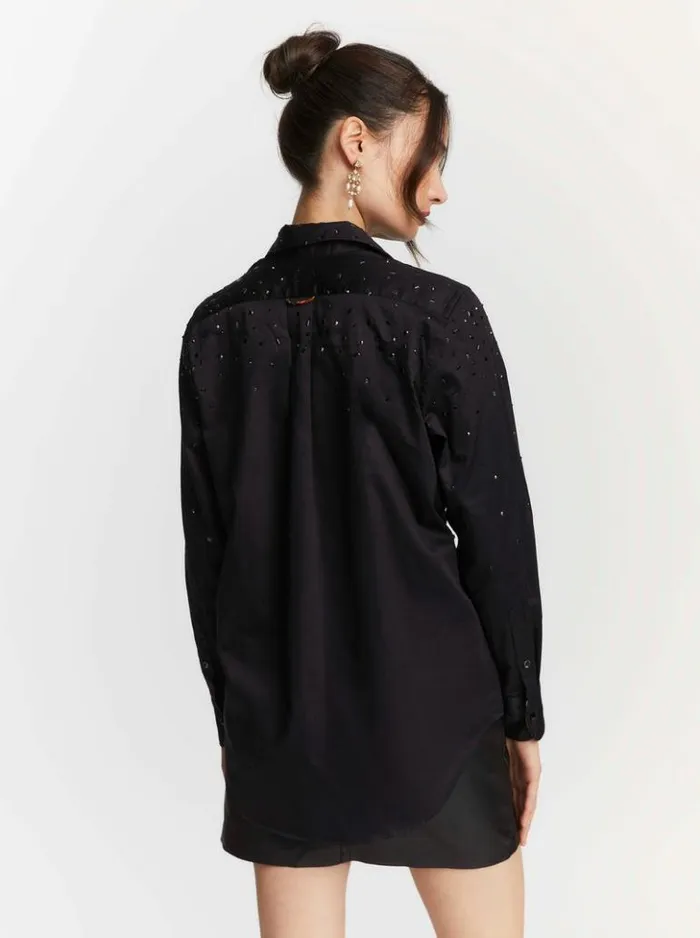 Women Robert Graham Tops Carrie Shirt Black