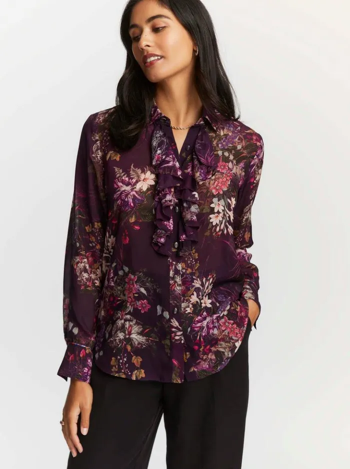 Women Robert Graham Tops Chrissy Shirt Multi