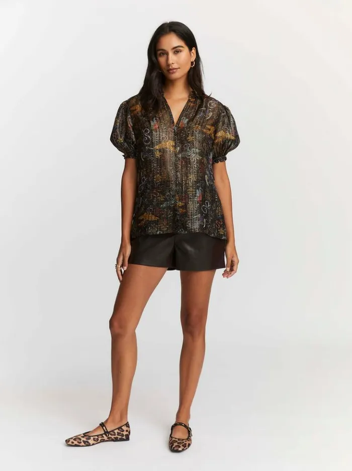 Women Robert Graham Tops Mila Shirt Multi