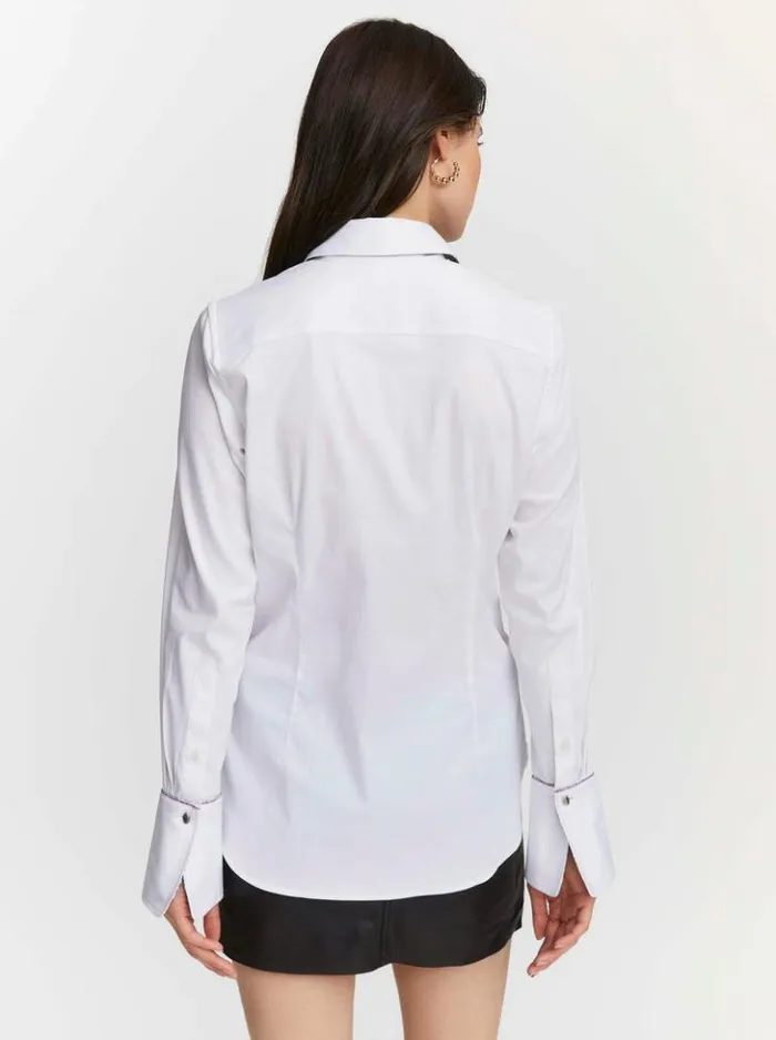 Women Robert Graham Tops Pinot Noir Shirt White