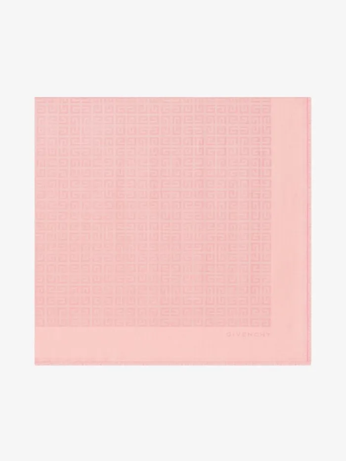 Women Scarves Givenchy 4G Shawl In Silk And Wool With Lurex Old Pink Women Scarves Givenchy 4G Shawl In Silk And Wool With Lurex Old Pink