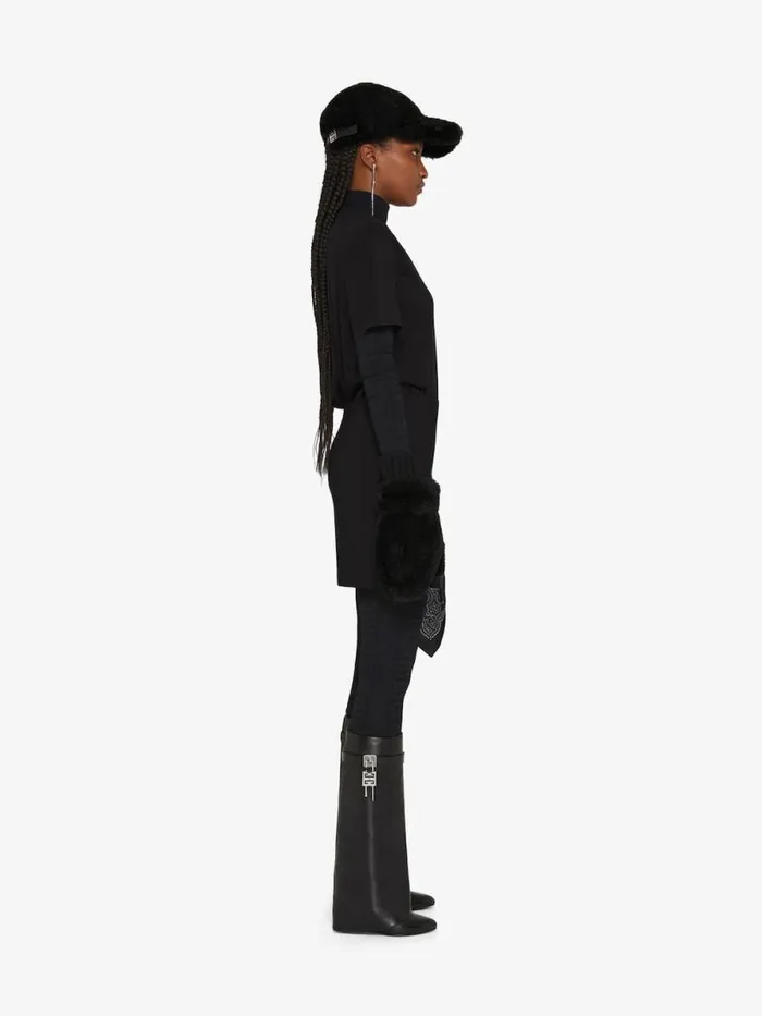 Women Shark Lock Givenchy Shark Lock Boots In Leather Black Women Shark Lock Givenchy Shark Lock Boots In Leather Black
