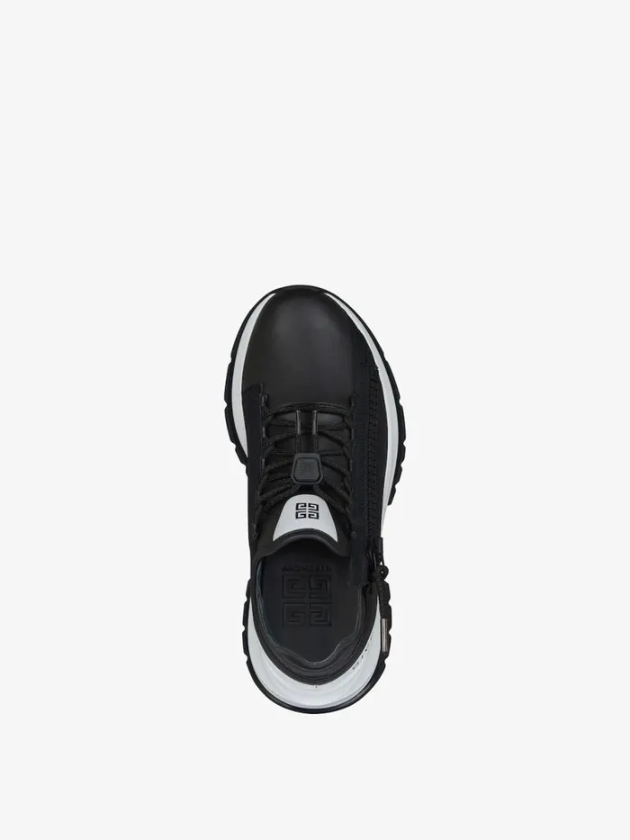 Women Shark Lock Givenchy Spectre Runner Sneakers In Synthetic Leather Blackwhite Women Shark Lock Givenchy Spectre Runner Sneakers In Synthetic Leather Blackwhite