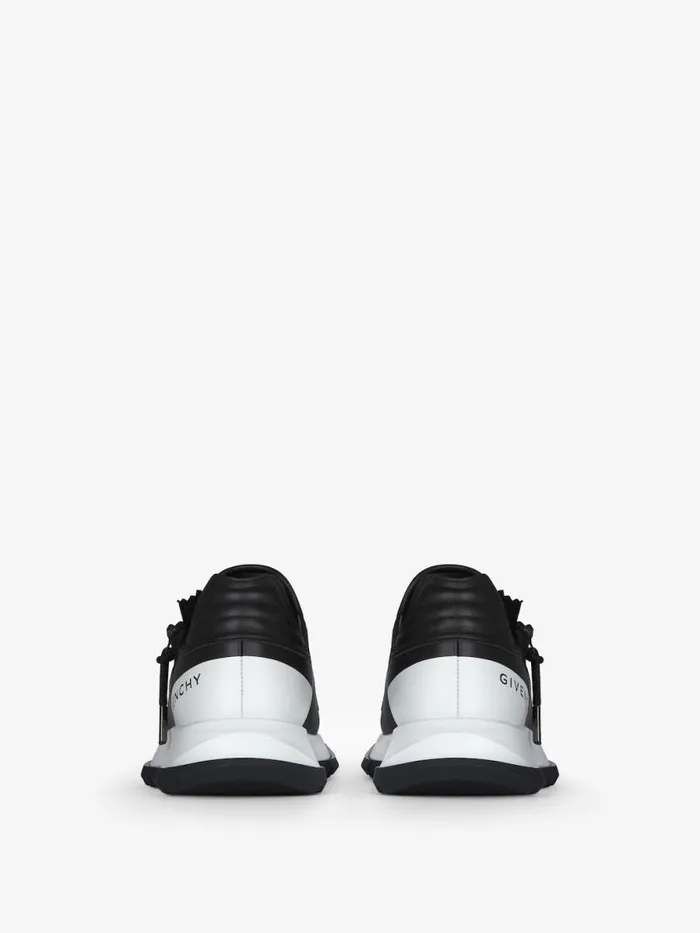 Women Shark Lock Givenchy Spectre Runner Sneakers In Synthetic Leather Blackwhite Women Shark Lock Givenchy Spectre Runner Sneakers In Synthetic Leather Blackwhite